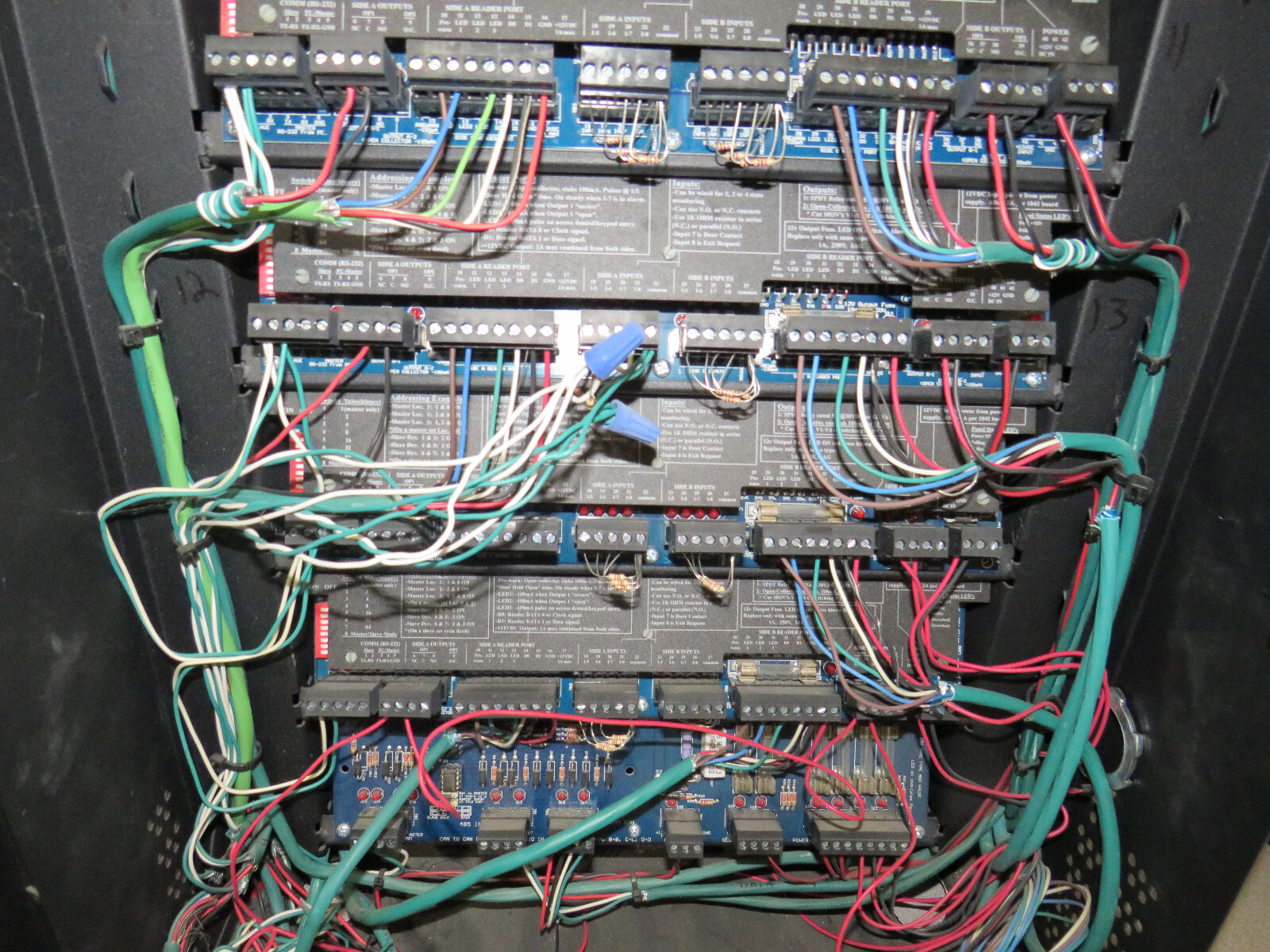 DSX DOOR CONTROLLER ACCESS PANEL DSX-1042 DSX-1040 FULL CABINET 5 BOARDS