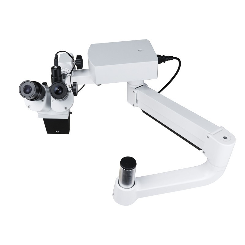 Dental Trolley Type Mobile Operation Microscope Root Canal Treatment Long Arm