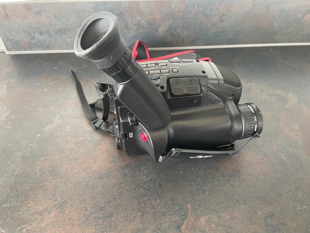 JVC GR-AX35E VHS-C Based Camcorder, 1A Filter & Strap Untested - No Battery