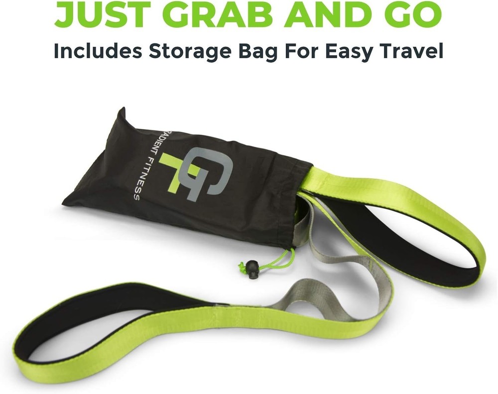 Stretching Strap for Physical Therapy, 12 Multi-Loop Stretch Strap 1.5" W x 8...