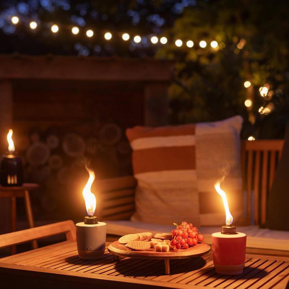 Sunset Sands Outdoor Glass Table Torch 3-Pack