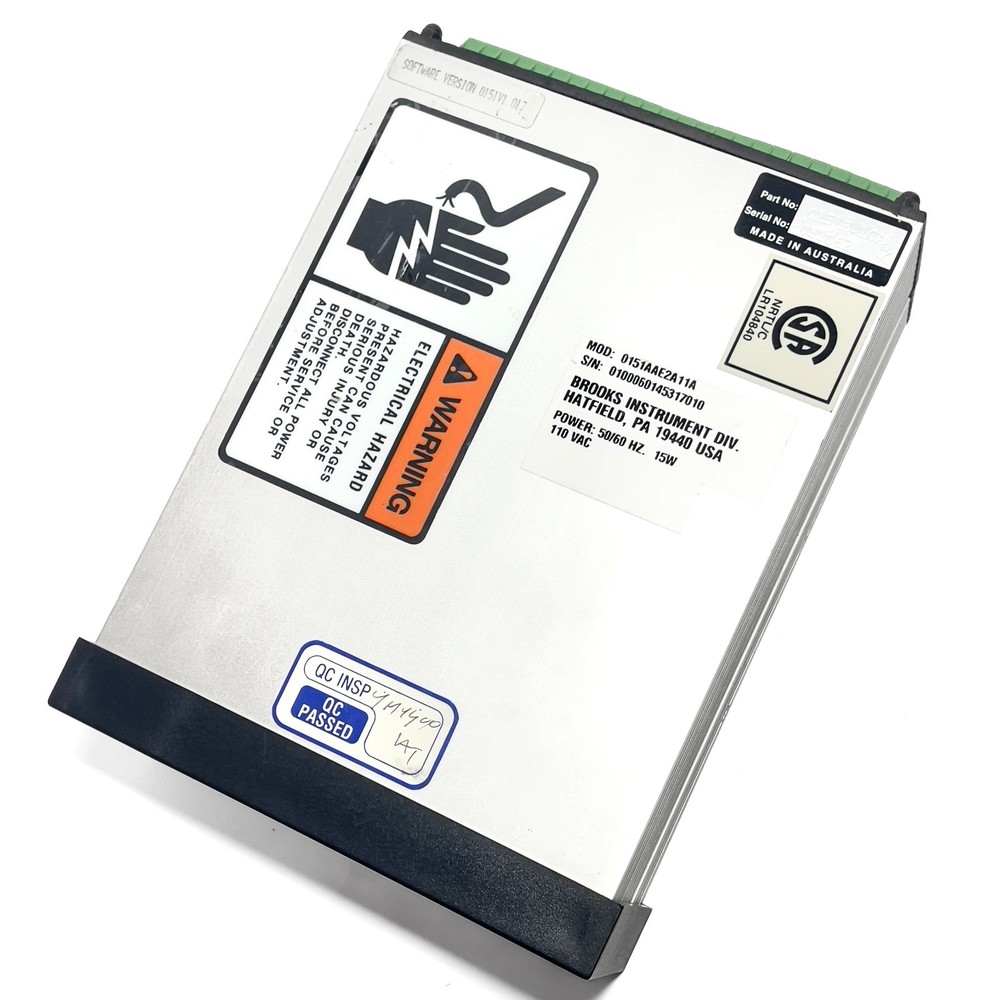 Brooks Instrument 0151E Mass Flow Controller / Readout Computer P/N 0151E-10A