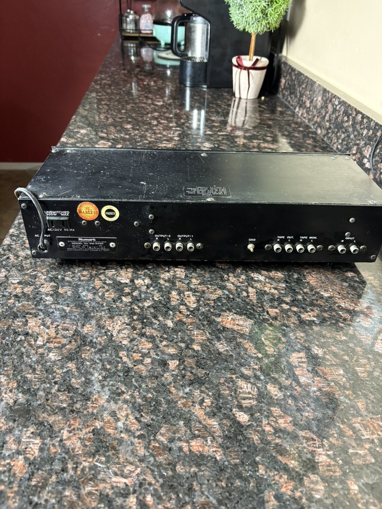 NUMARK EQ 2450 10 BAND STEREO FREQUENCY EQUALIZER,