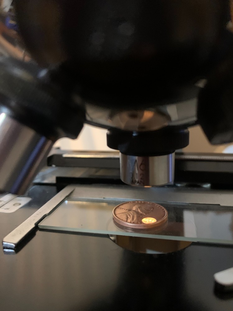 Olympus MF metallurgical microscope