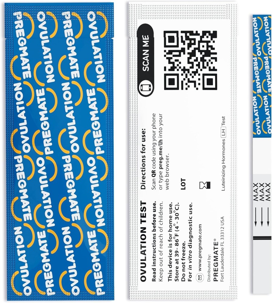 50 Ovulation Strips Predictor Kit 50 Count