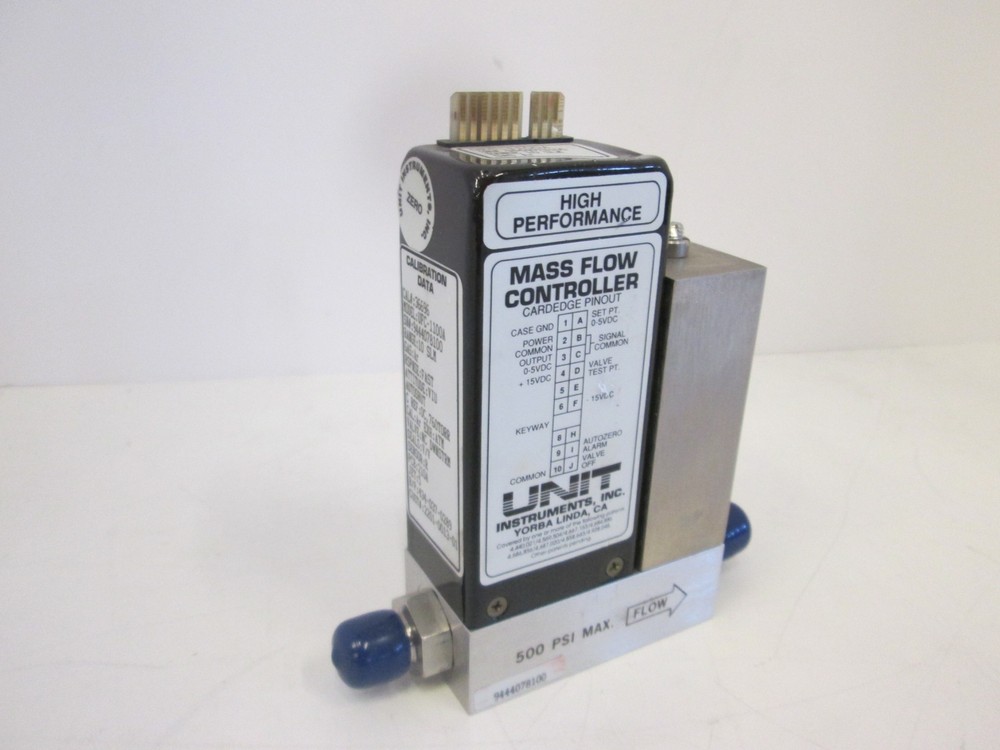 Unit Instruments, UFC-1100A, Mass Flow Controller, 10 SLM, Ar, Used