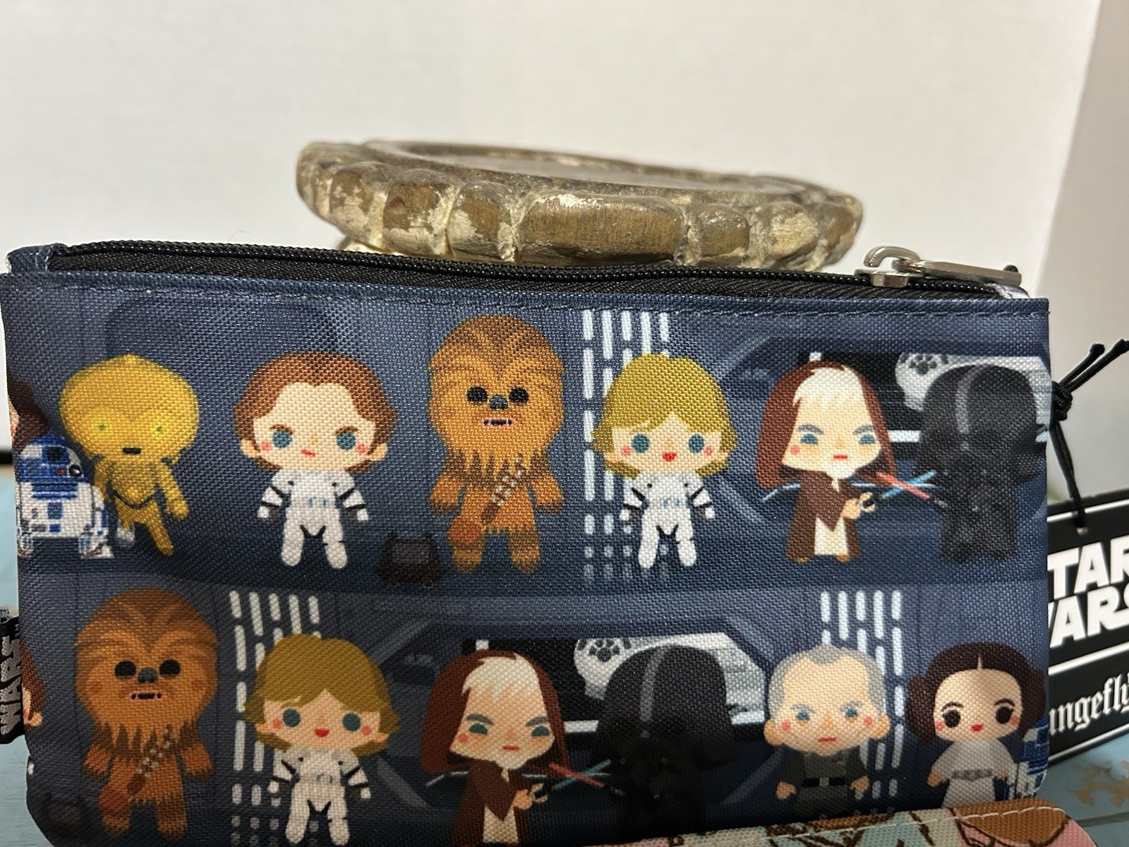 Two - Loungefly Star Wars Chibi Characters Battle Station Coin Or Cosmetic Bags
