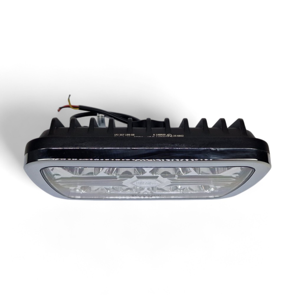 Hella Rectangular 9" Blade Chrome LED Spot Lamp Upright Mount