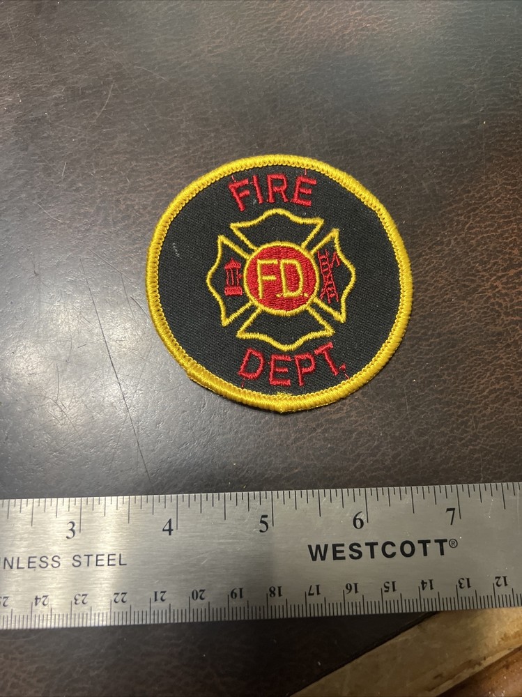 Vtg Obsolete Fire Department Patch