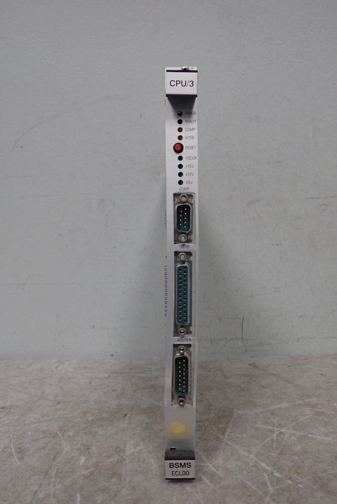 Bruker Spectrospin CPU/3 MC68306 BSMS ECL00 Module Board Z002771