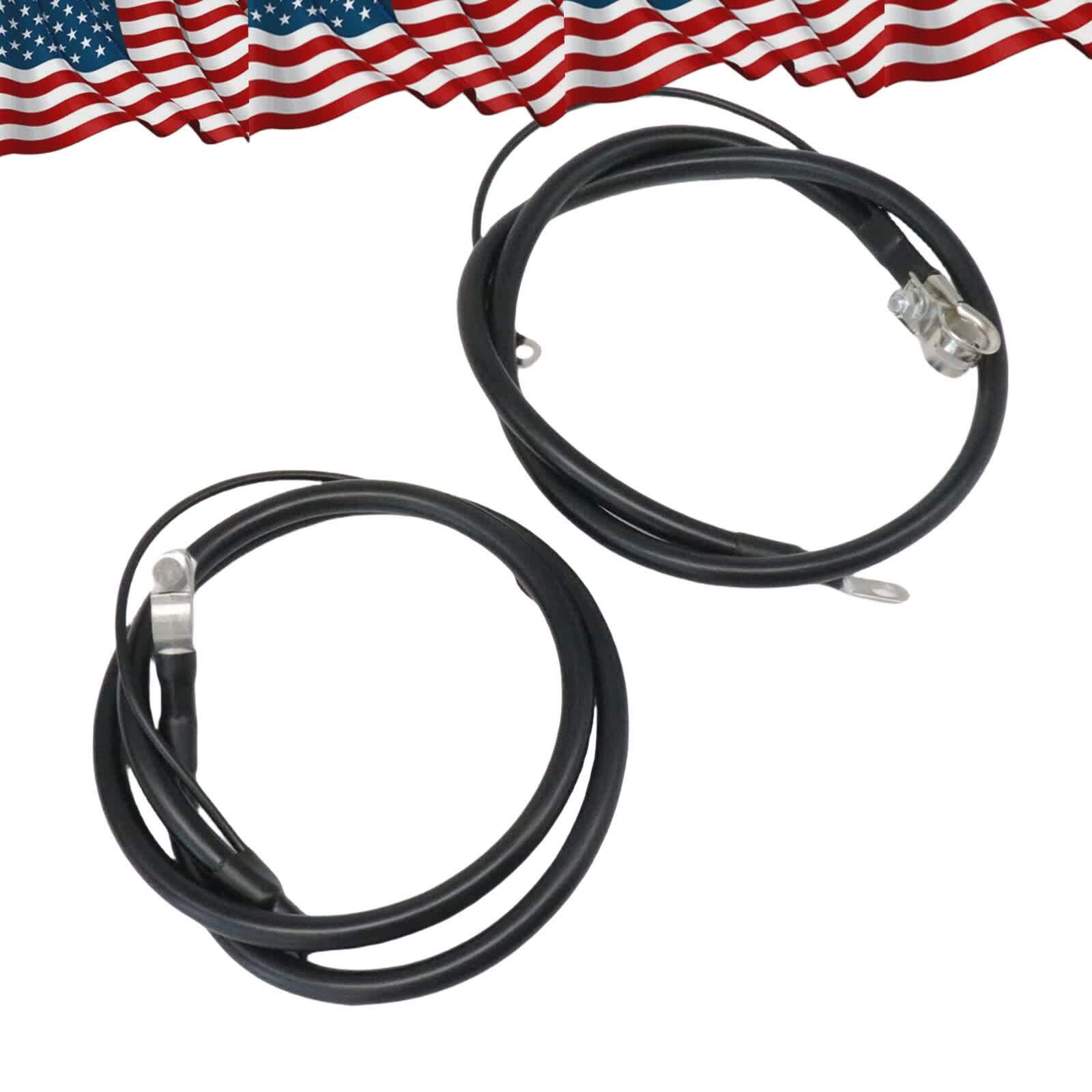Powerstroke Diesel Battery Cable Kit Positive & Negative Fit 1994-1997 Ford 7.3L