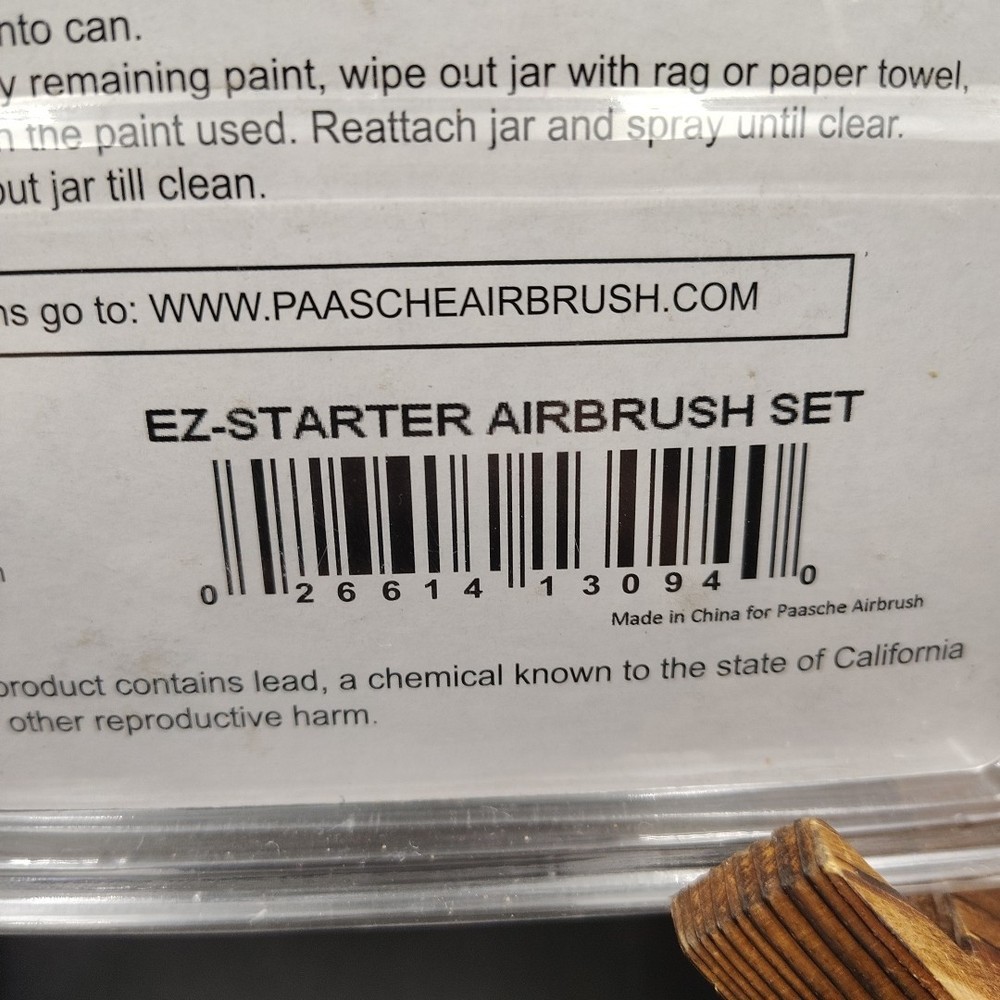 Paasche EZ-Starter Airbrush Set NEW