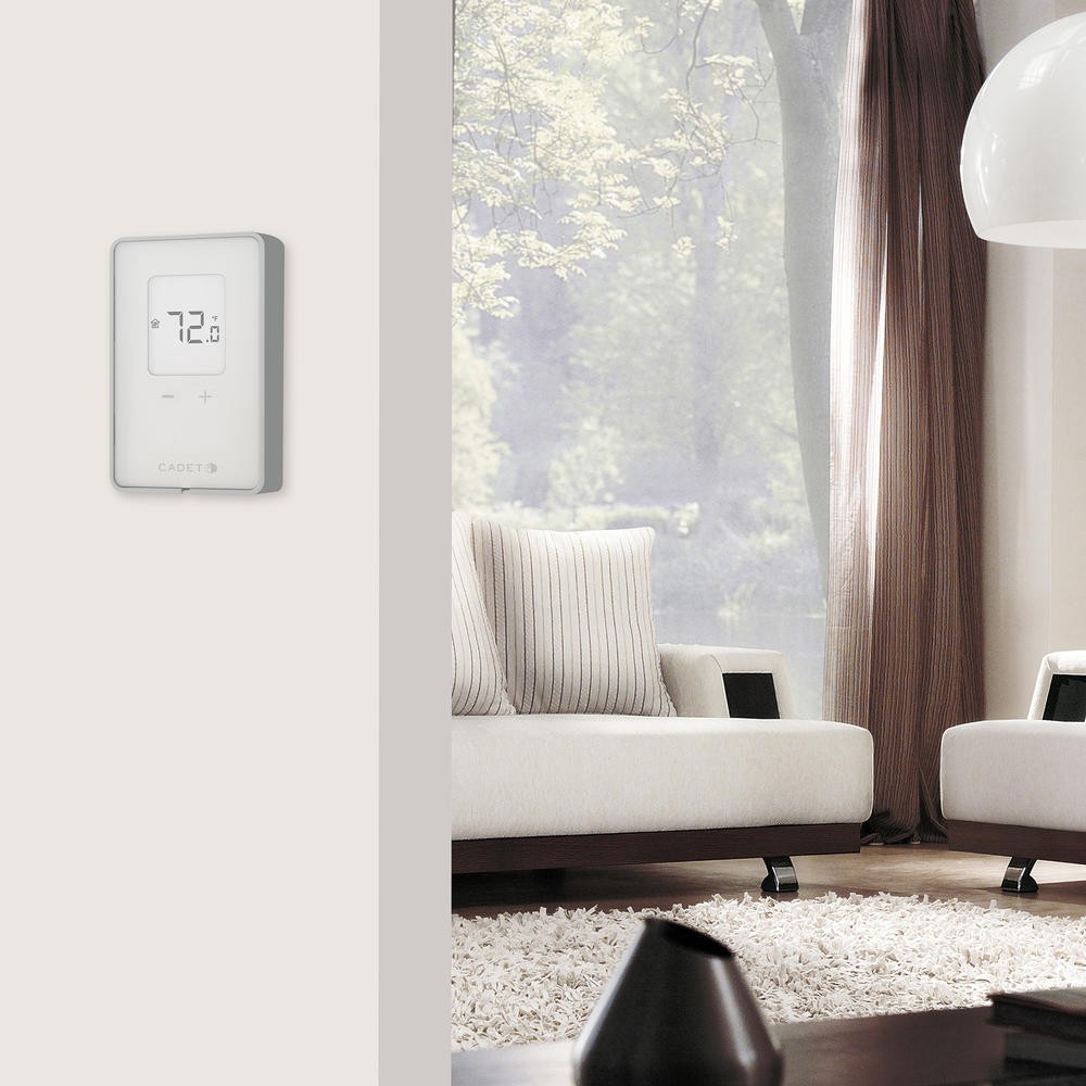 5" Line Volt Non Programmable Thermostat Touchscreen Control Backlit Display