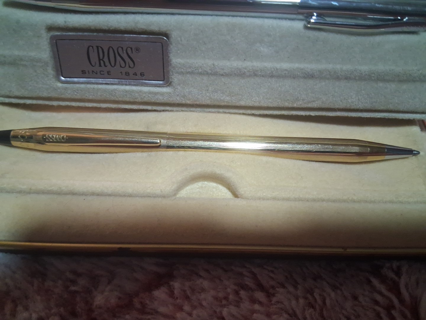 Cross Classic Century Executive Pen& Pencil Collection 10K Gold Filled & Chrome