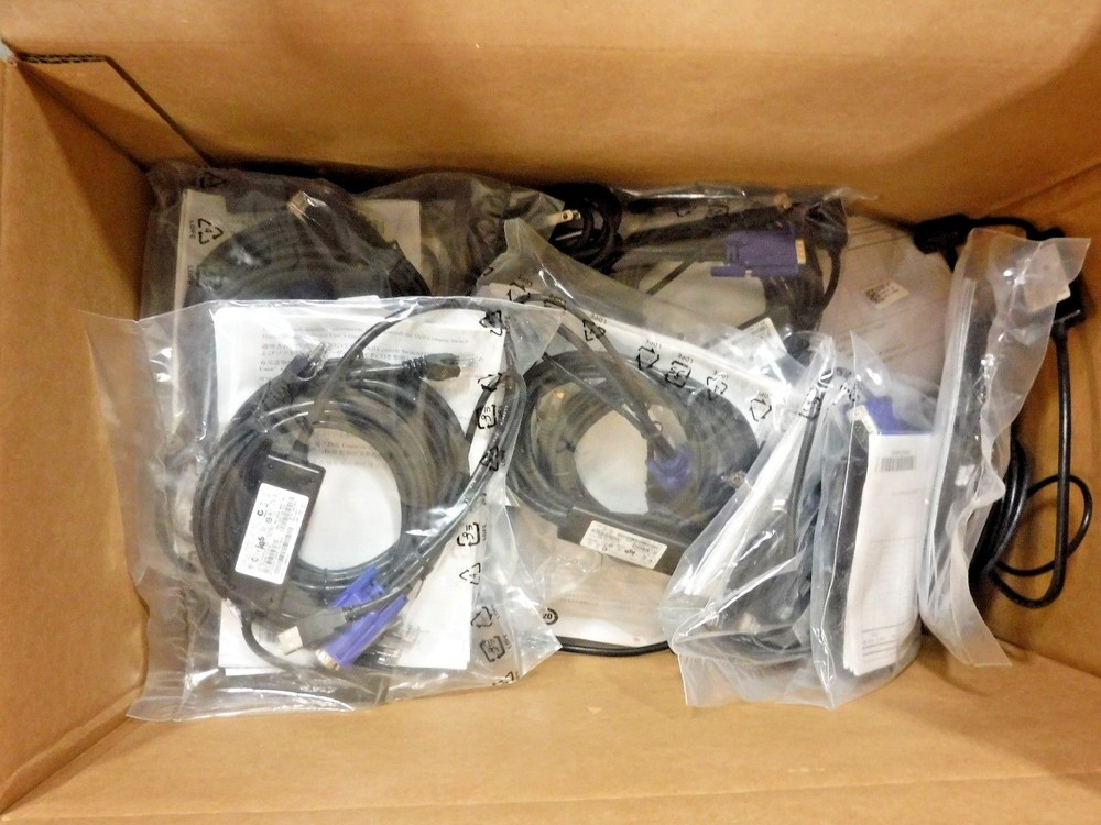 Dell KVM2162 Remote Media Switch w/6 Avocent SwitchView SC4 Modules And Cables