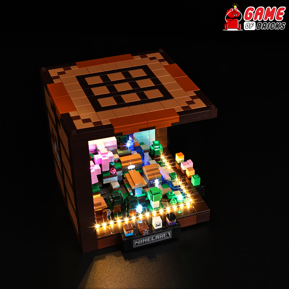 LED Light Kit for The Crafting Table - Compatible with LEGO® 21265 Set