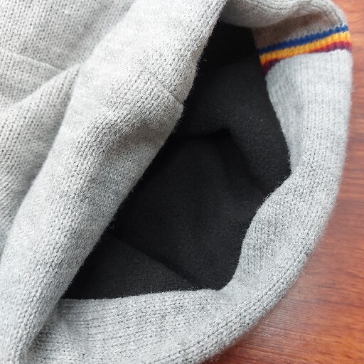 Levis Rainbow Stripe Knit Beanie Hat Cap