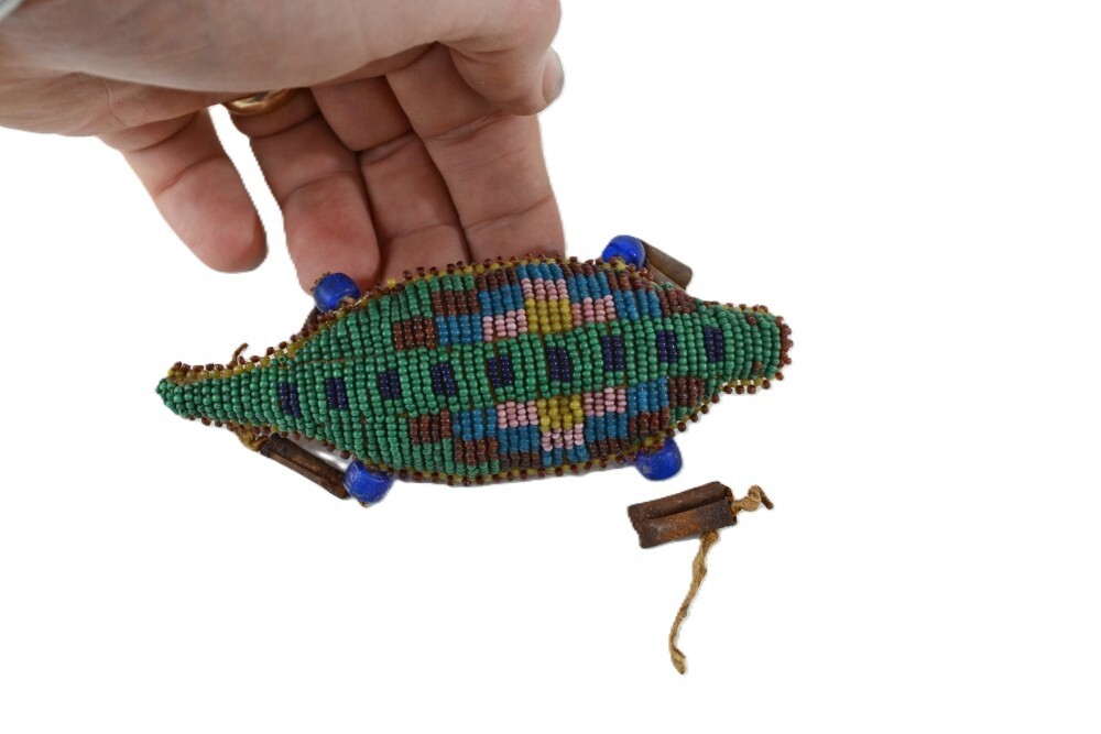 Small Beaded Plains Umbilical Cord Fetish