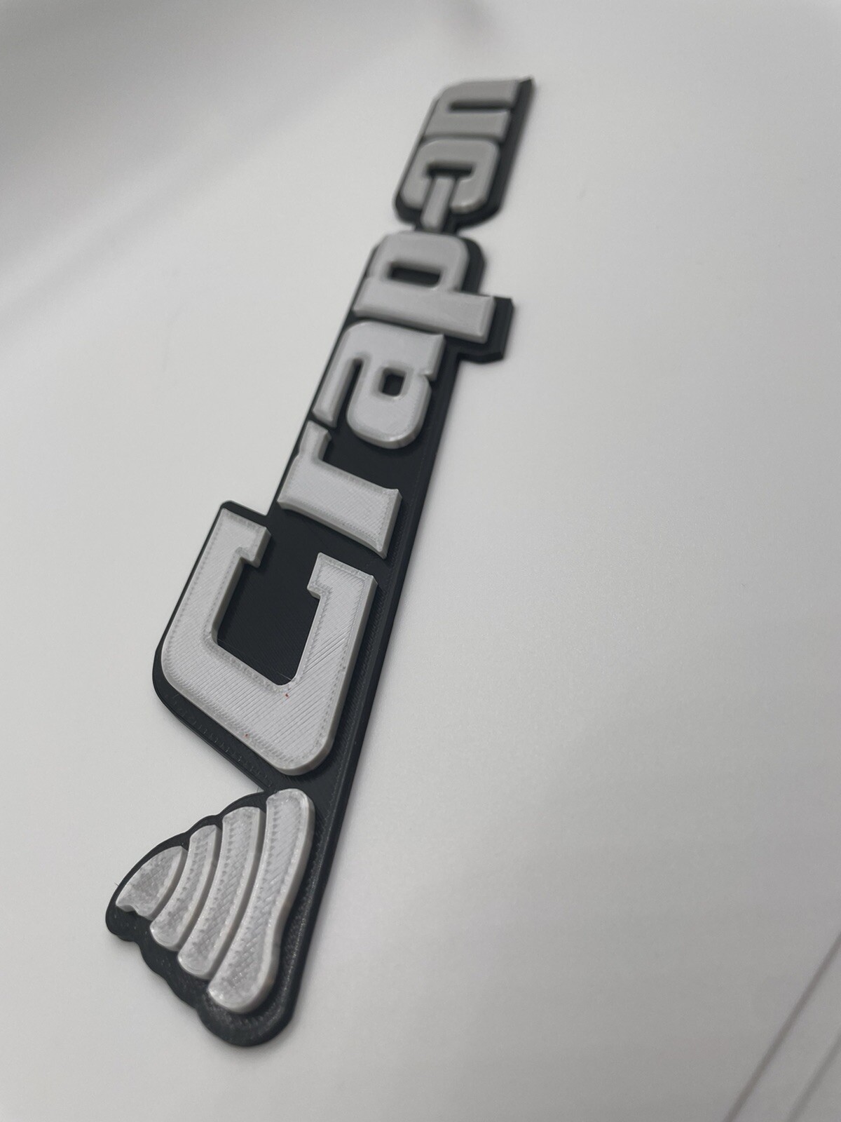 Crap-on Novelty 3D Printed Tool Box Badge.