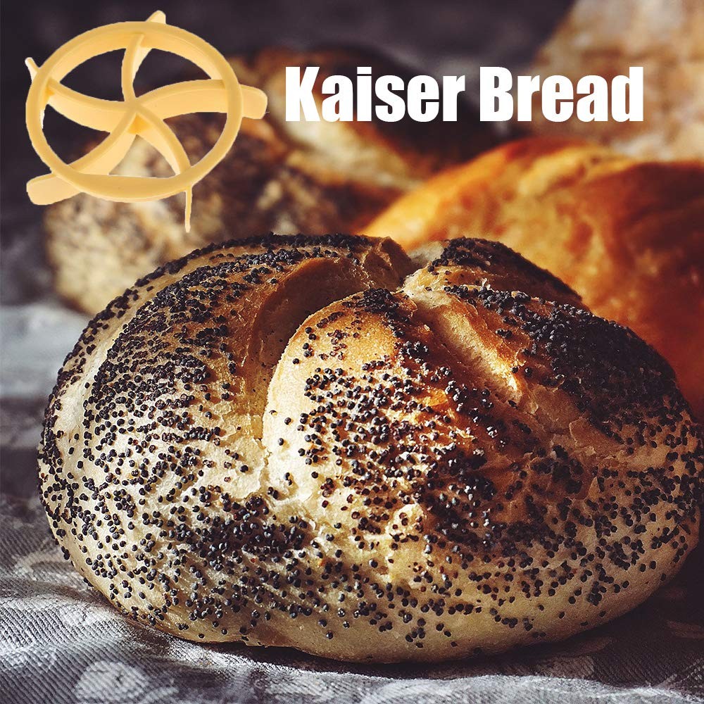 Kaiser Bread Roll, kaiser roll stamp,German Style 3 cups
