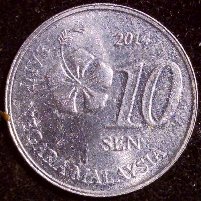 Malaysia - 2014 - 10 Sen