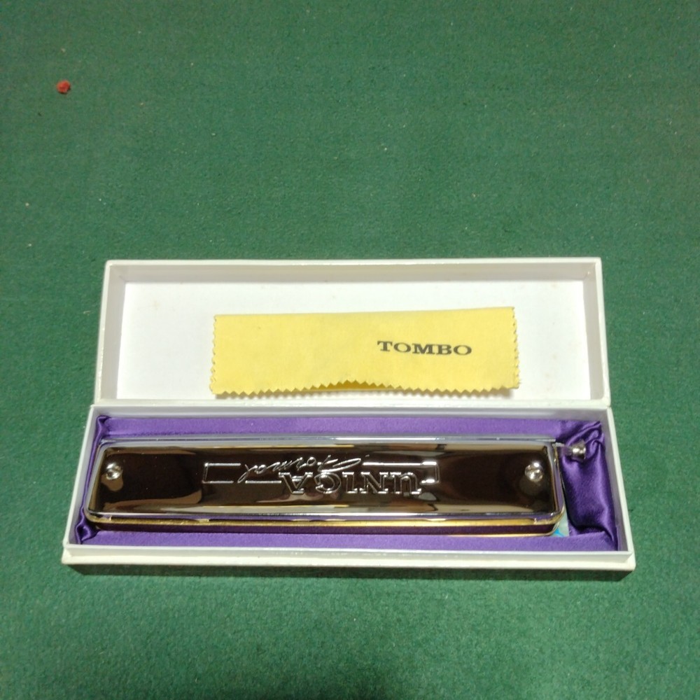 Tombo Chromatic Harmonica UNICA Formal with Case