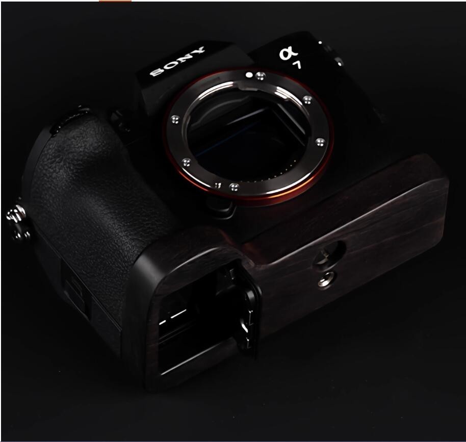 Quick Release Plate Camera base solid wood suitable for Sony A7R3 A7M3 A9