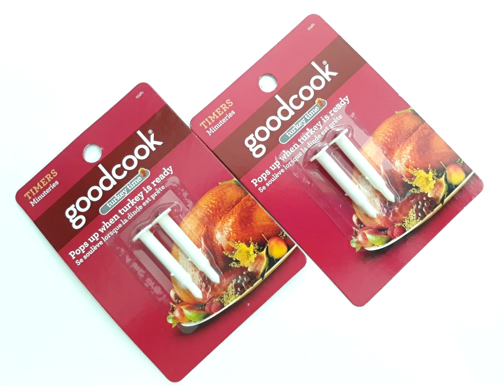 NEW TURKEY TIMER GOODCOOK 2 PACKS 4 TIMERS POP UP TIMER