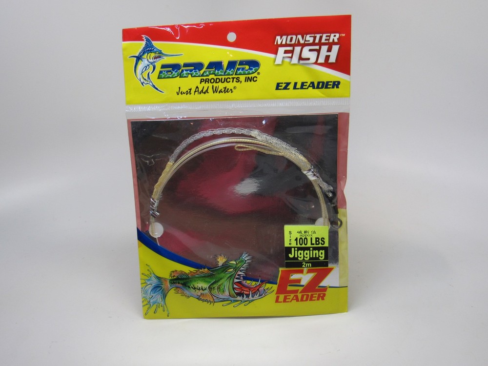 Braid Ezz Jigging Leader, 6-Feet, 100-Pound