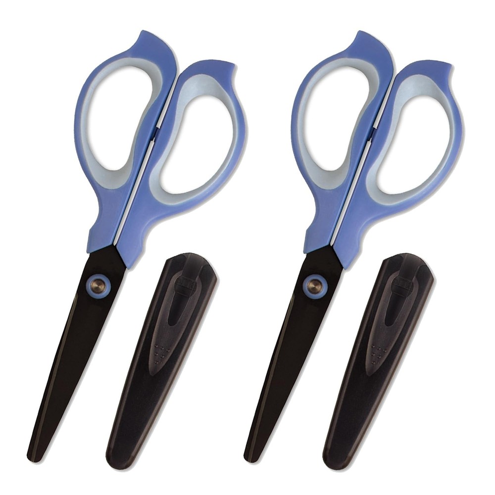 Plus Fit Cut Easy Grip Scissors Blue