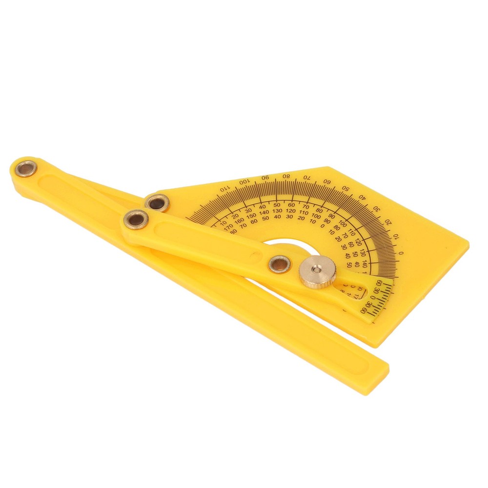 0-180 Degree Plastic Protractor Angle Finder Woodworking Measuring Tool