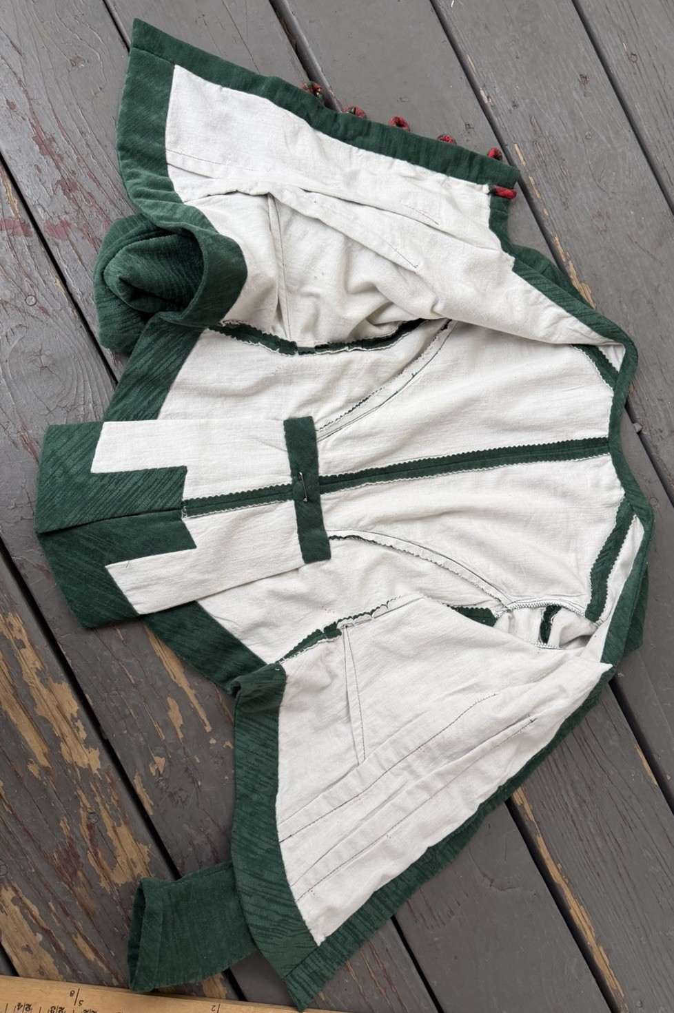 Victorian Christmas Costume 3-Piece Dickens Caroler Dress Bodice Skirt Set