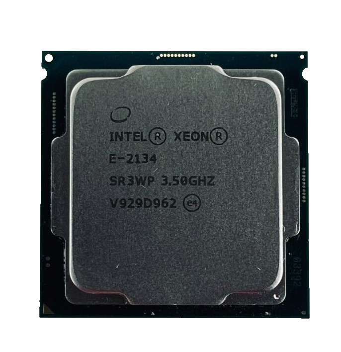 Intel Xeon E-2134 4-Core Server CPU @ 3.50GHz LGA 1151 SR3WP (AMX)
