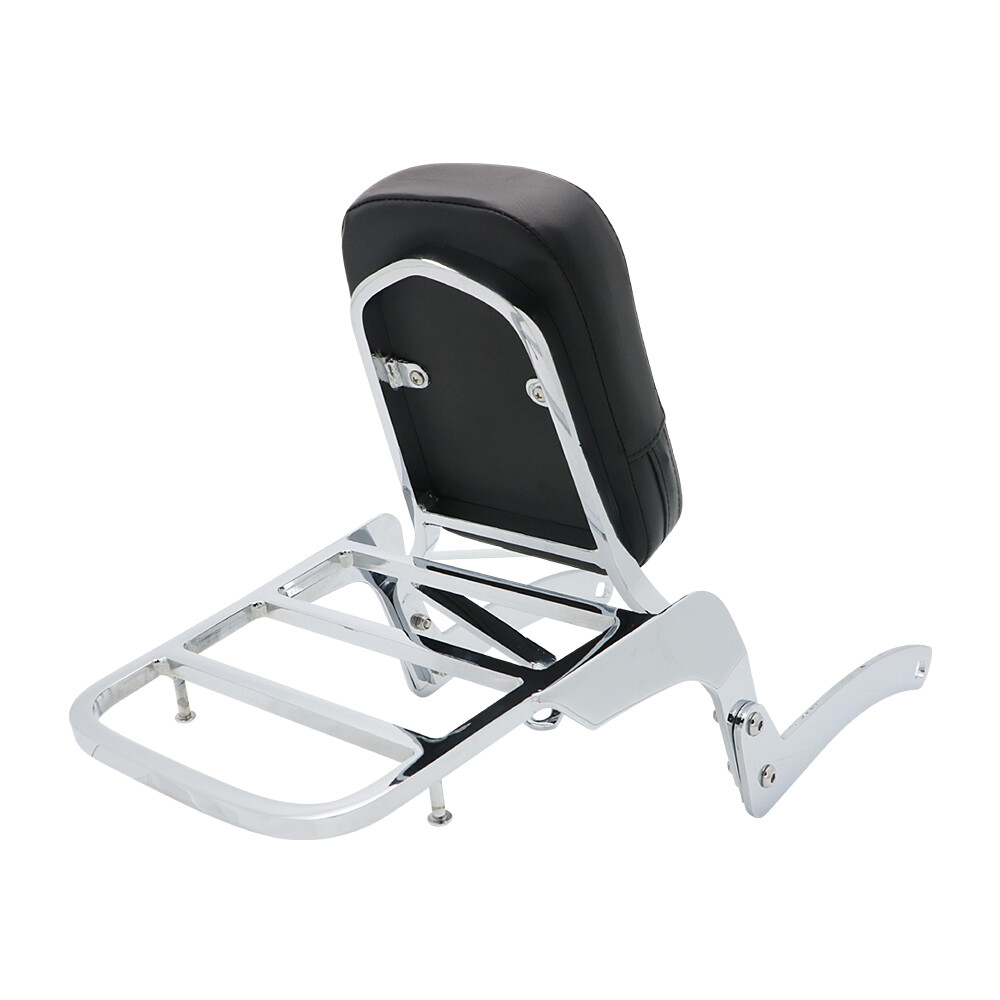 For Yamaha Virago XV125 XV250 VStar 250 Route 66 Backrest Sissy Bar Luggage Rack
