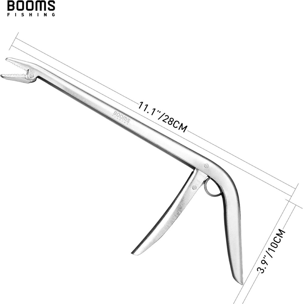 Lightweight 11-1/2'' Stainless Steel Hook Extractor for Trout & Panfish
