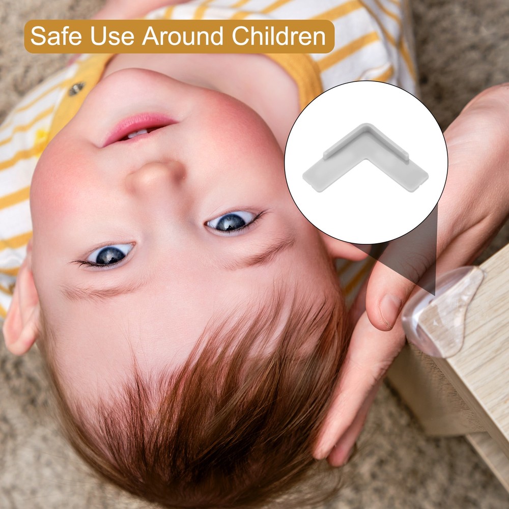 Corner Protectors 12Pcs Table Corner Protectors(Star-shaped, Grey)