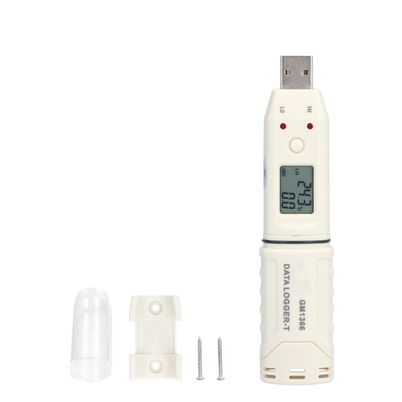 Environmental LCD Data Recorder for Accurate Temperature and Humidity Tracking