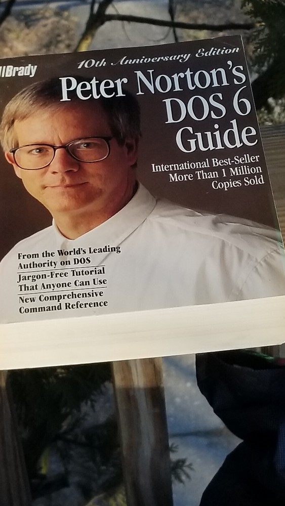 VINTAGE ELECTRONICS BOOK PETER NORTON'S DOS 6 GUIDE