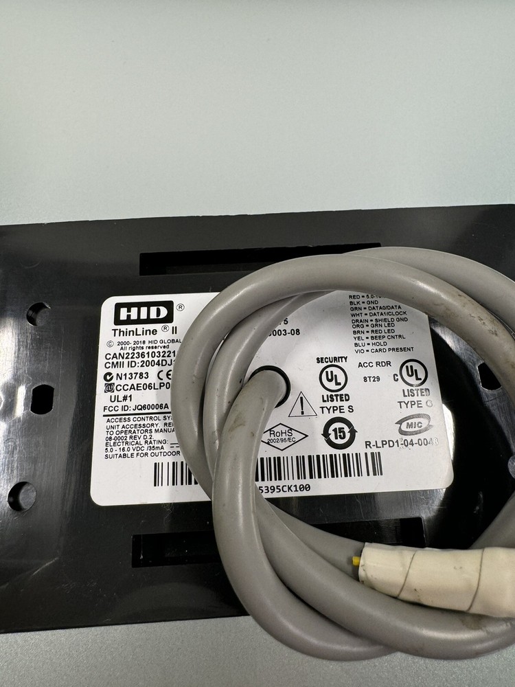 HID Prox ThinLine II 5395CG100 Wall Switch Reader - AS-IS Untested
