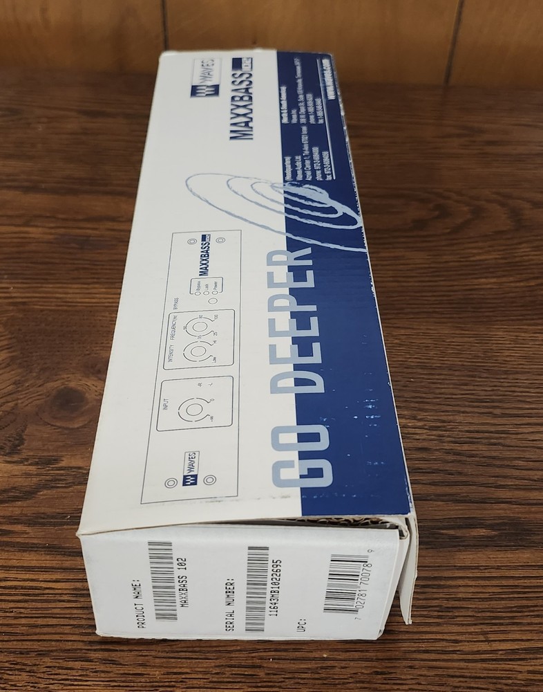 Rare Waves Maxxbass 102 Hardware Low Frequency Stereo Processor Tested EUC W/box