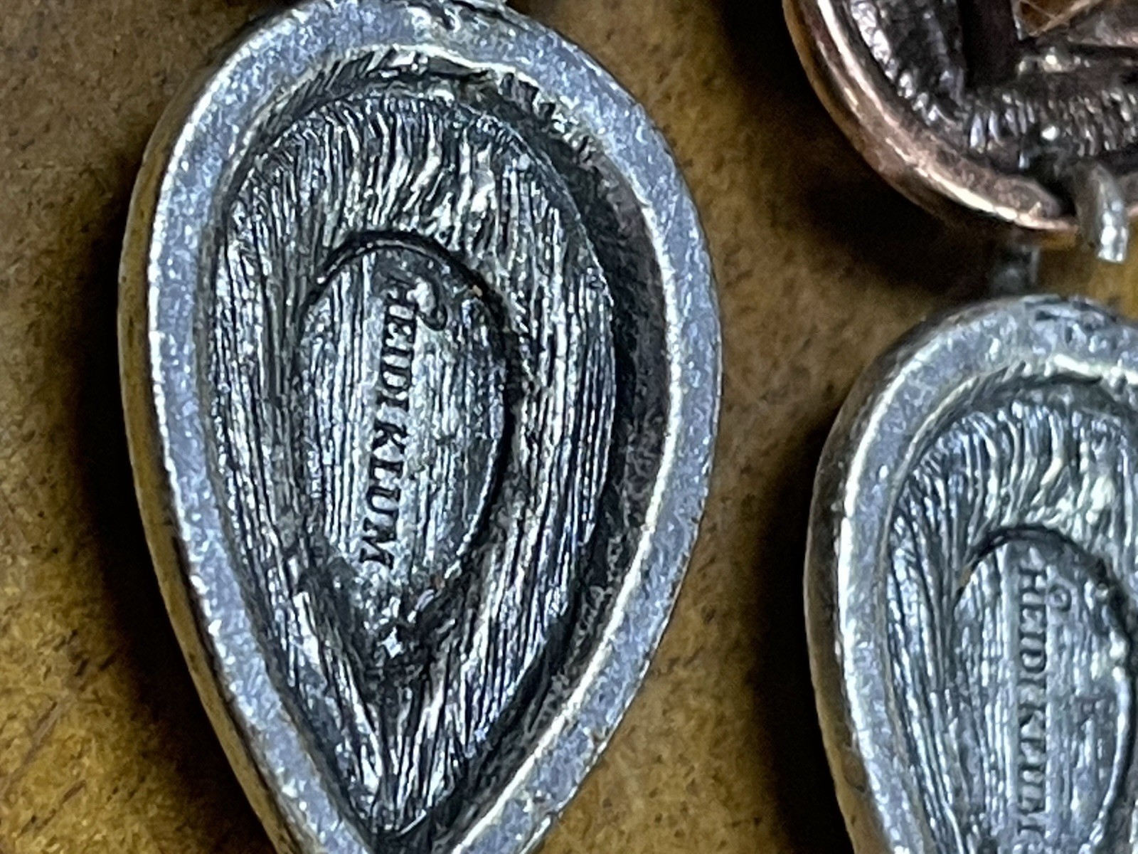 Heidi Klum Signed Jewelry Lot. 2 Necklaces & 2 Pr Earrings