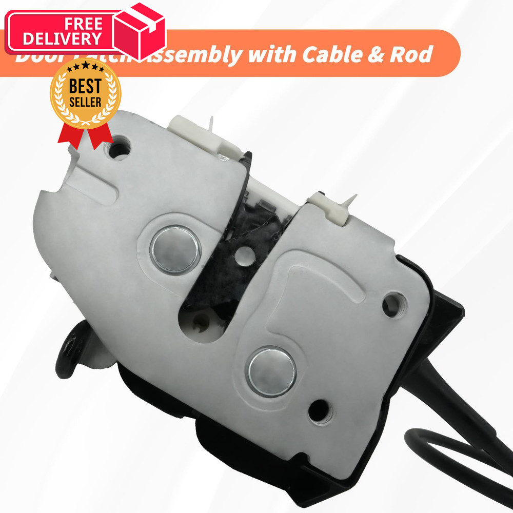 Blycorul Rear Door Latch Assembly with Cable & Rod, Right Tailgate