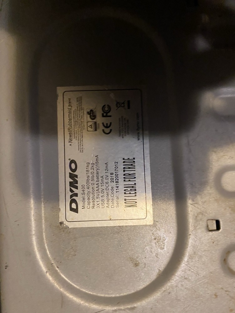 DYMO S400 Shipping & Receiving Scale USB Cable Auto-Off Hold Function