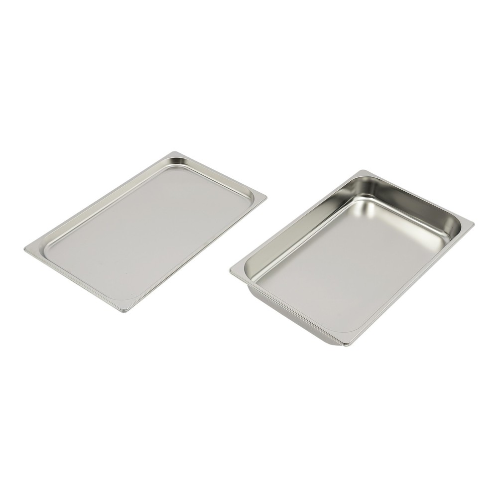 Buffet Cold Serving Display Tray, Cooling Food Dishes Display Plate Case w/Lids