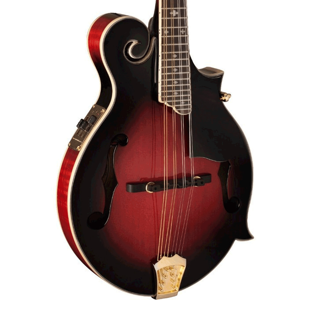 Washburn Americana M3SWE Solid F-Style Mandolin - Trans Wine Red - Open Box
