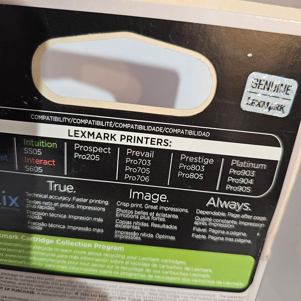 Genuine Lexmark INK