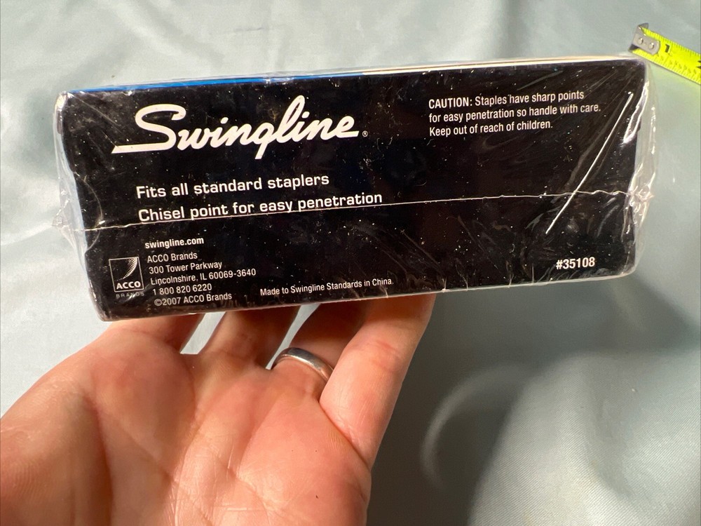 Swingline Standard Staples 5 Pack Bundle 25,000 Staples