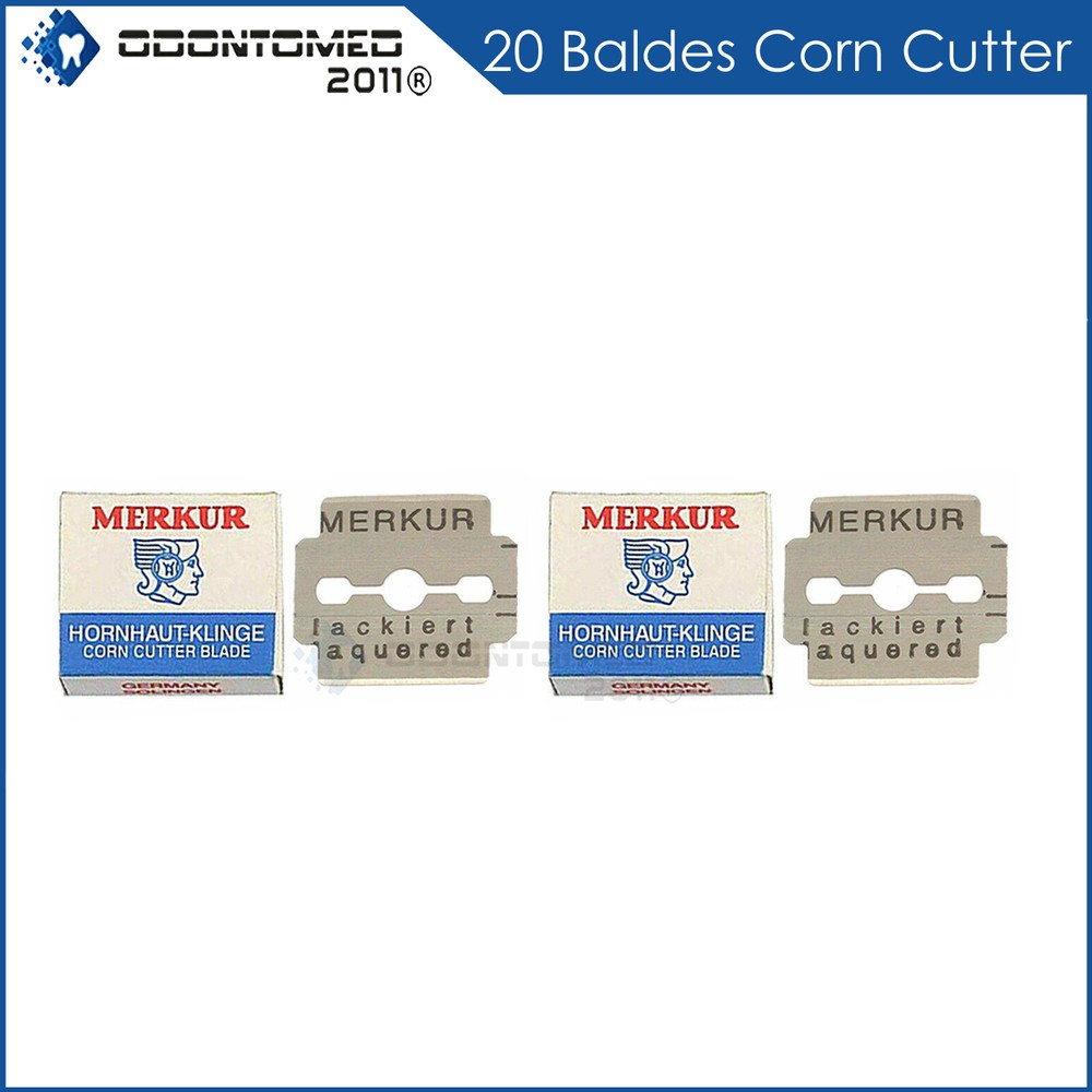 20 Pcs Replacement Blade for Callous Corn Cutter Razor Double-Edged Salon Tools