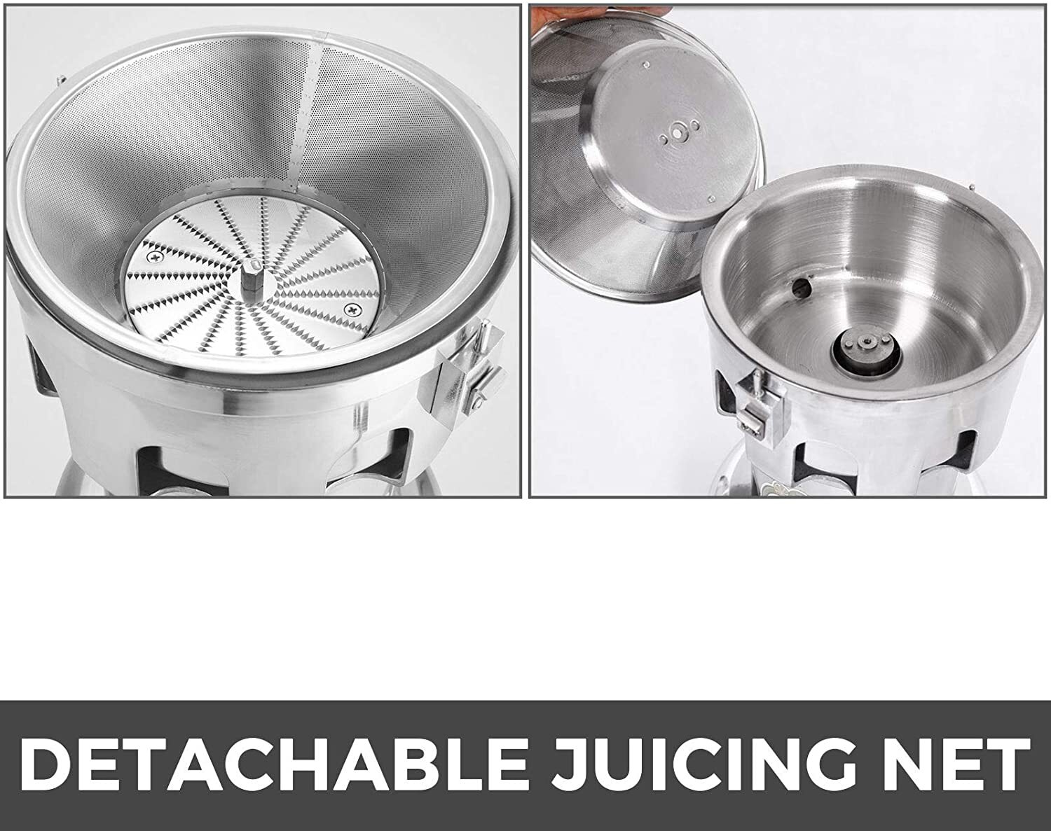 VEVOR Commercial Juice Extractor Centrifugal Juicer Machine Heavy Duty 370W