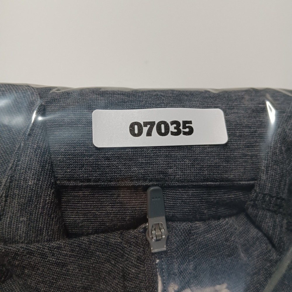 TravisMathew Pullover Mens Medium Gray Heathered Quarter Zip Performance Top
